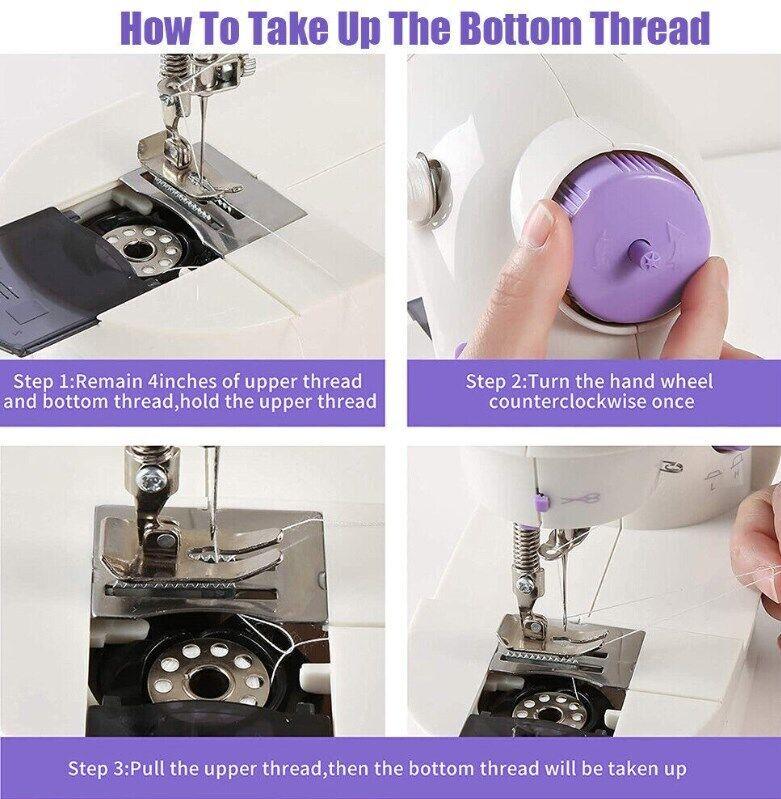 Product Introduction of Electric sewing machine portable multifunctional household desktop sewing UK 9