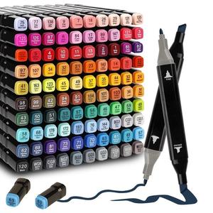 100 Color Double Headed Marker Pen Set, 1 Set Alcohol Oil-based Marker Pen, DIY Painting Coloring Pen, Art Supplies for Home School Students