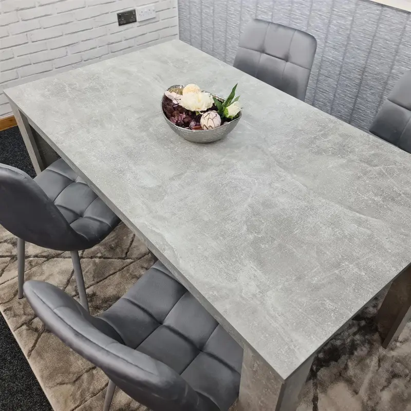 Dining Table Set with 4 Chairs Dining Room and Kitchen table set of 4 5