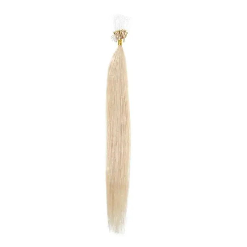 Micro Ring Hair Extensions | 22" | 100% Remy Hair, Glue-Free, High-Quality Human Hair 6