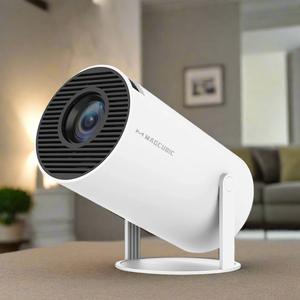 Magcubic Projector Android 11 4K 1280*720P HY300 Dual Wifi 260ANSI 180°flexible BT5.0 Cinema Outdoor Portable Projetor HY300 Pro Audio