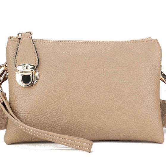Women's Small Zip Clasp Clutch/Messenger Bag - Perfect for Everyday Use 3