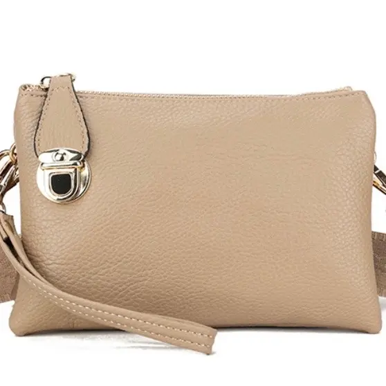 Women's Small Zip Clasp Clutch/Messenger Bag - Perfect for Everyday Use 3