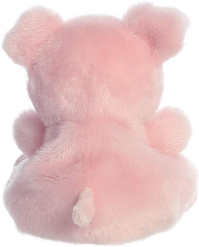 Aurora Palm Pals, Wizard The Pig Soft Toy, 61242, 5 inches, Pink 2