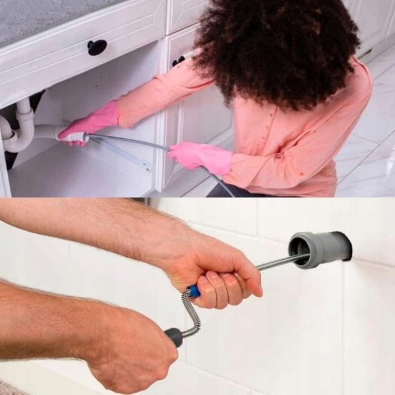 Product Introduction of 3M Heavy Duty Drain Unblocker - Fast Acting Pipe Cleaner, Flexible Sink Snake & Toilet Plunger for Clogged Drains - UK Home Essential 35