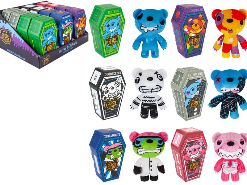 Deddy Bears Plush SERIES 1, 2, 3  and EASTER Bears They’re DEAD Cute Horror Plush Keychains 5" Coffin 12" Bags Bears 30cm Coffin Bears and Jumbo 40cm Bears 7
