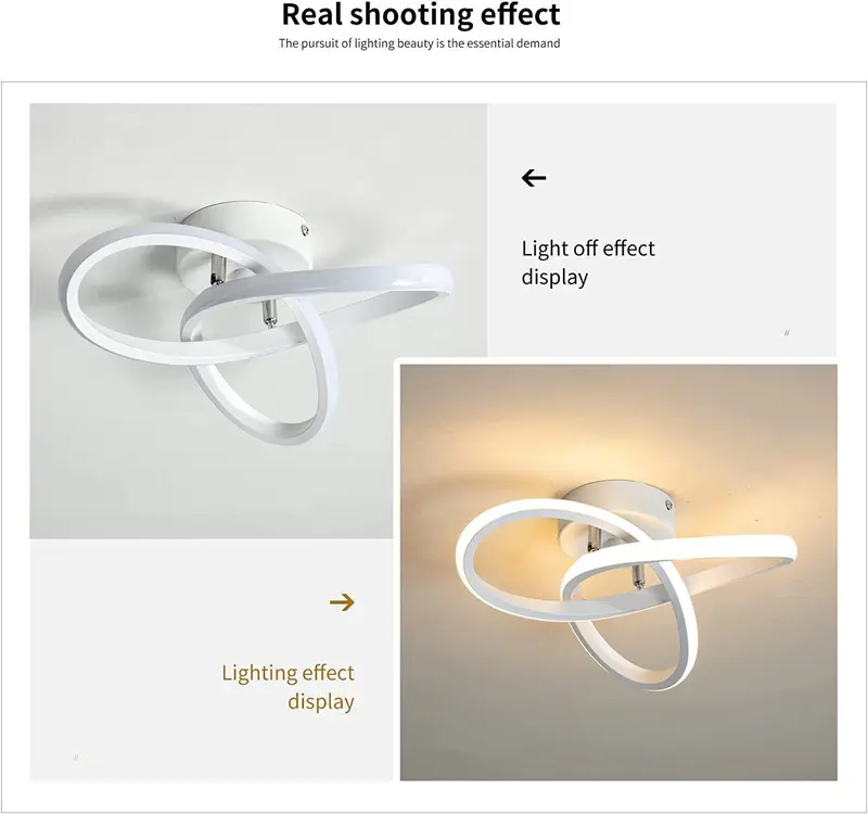 Product Introduction of Bedroom Ceiling Lights LED Ceiling Light dimmable Modern Living Room Lights indoor  lighting ceiling  light 1