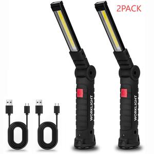 Rechargeable 360° Rotatable LED Work Light, Magnetic Handheld LED Work Light, Suitable For Car Repair, Work, High Lumens Flashlight