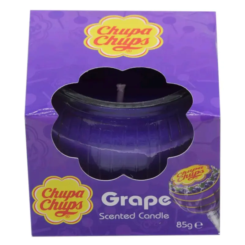 Chupa Chups Scented Boxed Candle 85g All Scents Available ~ Sweets Inspired Household Fragrance Pack (Choose Your Scent) Suitable For Use As Decoration or As A Room Air Freshener With Long Lasting Burn Time Giving The Room A Sweet And Refreshing Smell 4