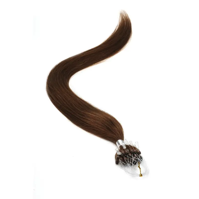 Micro Ring Hair Extensions | 22" | 100% Remy Hair, Glue-Free, High-Quality Human Hair 0