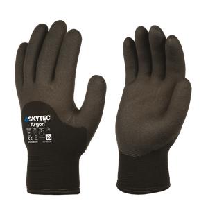 SKTEC Argon Waterproof Winter Gloves Thermal Gloves for Cold Weather Super Grip for Gardening Fishing Car Washing Working in Freezer Grey all sizes