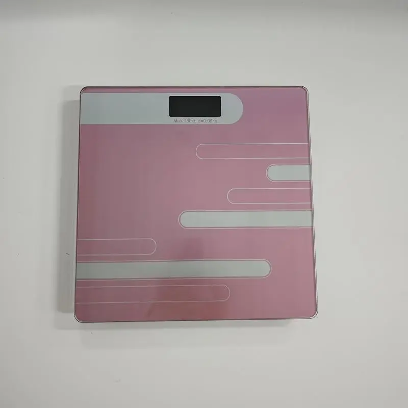 1pc Sleek Black Digital Body Weight Scale with LCD Display - Precision Floor-Standing Health Scale, Battery-Powered (36V & Under), Ideal for Bathroom Use Healthcare 5