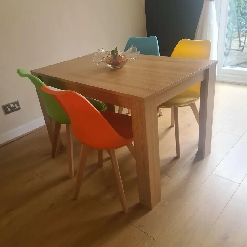 Dining Table Set with 4 Chairs Dining Room and Kitchen table set of 4 5