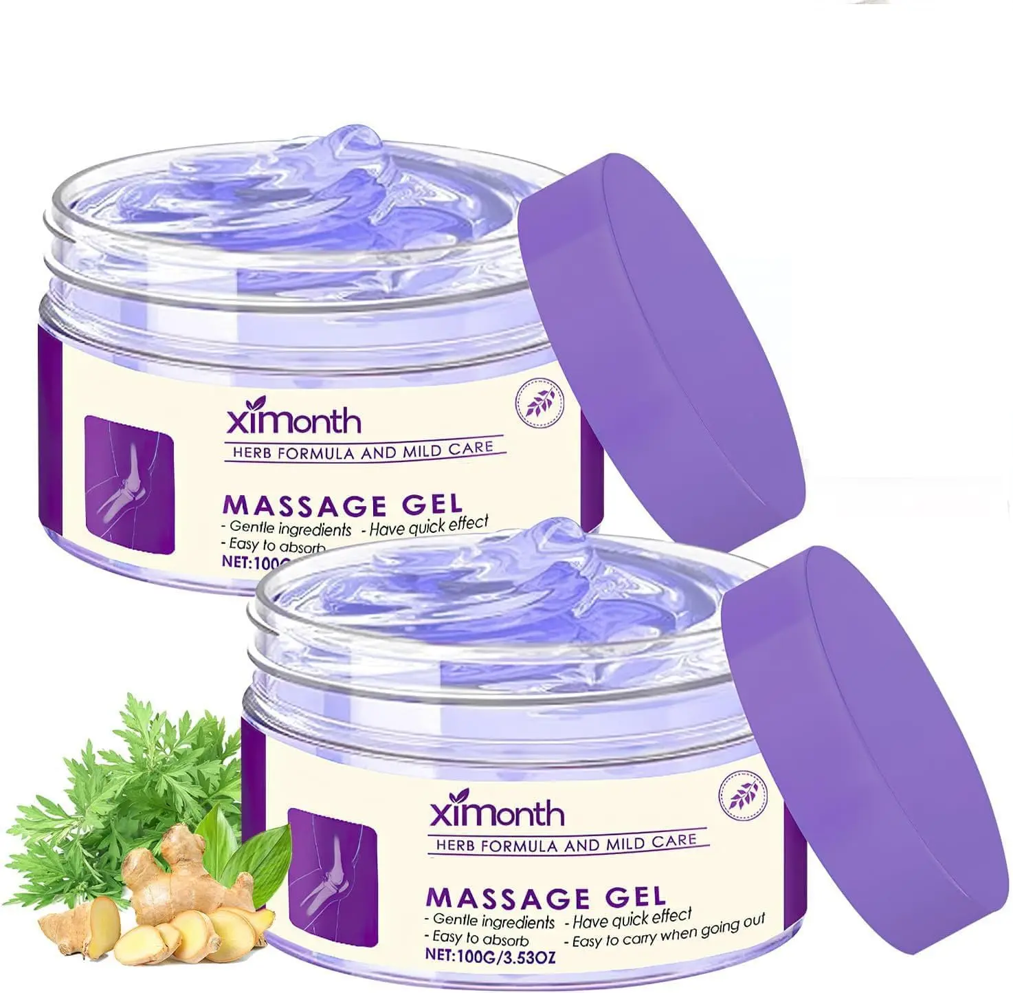 Body massage gel for daily care, moisturizing and relieving discomfort External gel