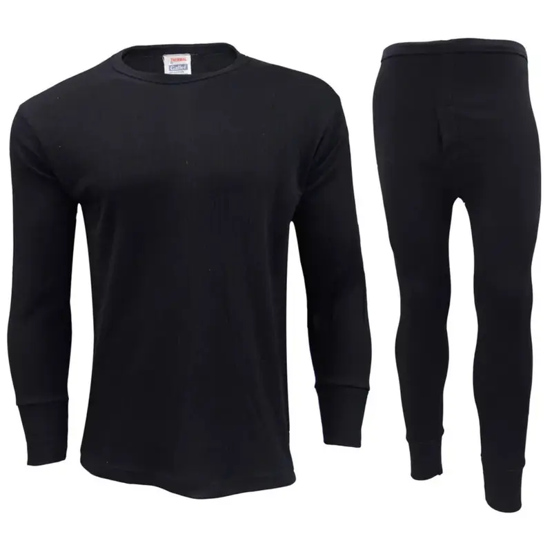 Men’s Thermal Long Johns Set | Long Sleeve Top & Bottom Baselayer Underwear for Cold Weather 1
