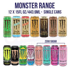 Monster Energy Drink American Import  - 16fl oz/473ml Sport Beverage Flavor Sugar