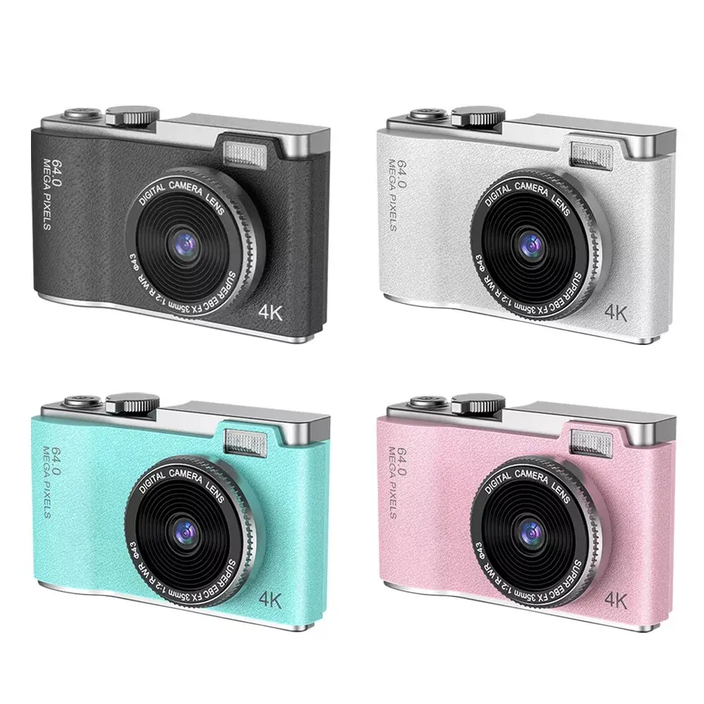 Digital Camera HD 1080P 64MP 2.4'' LCD Display Screen 16X Zoom Anti-Shake Camera