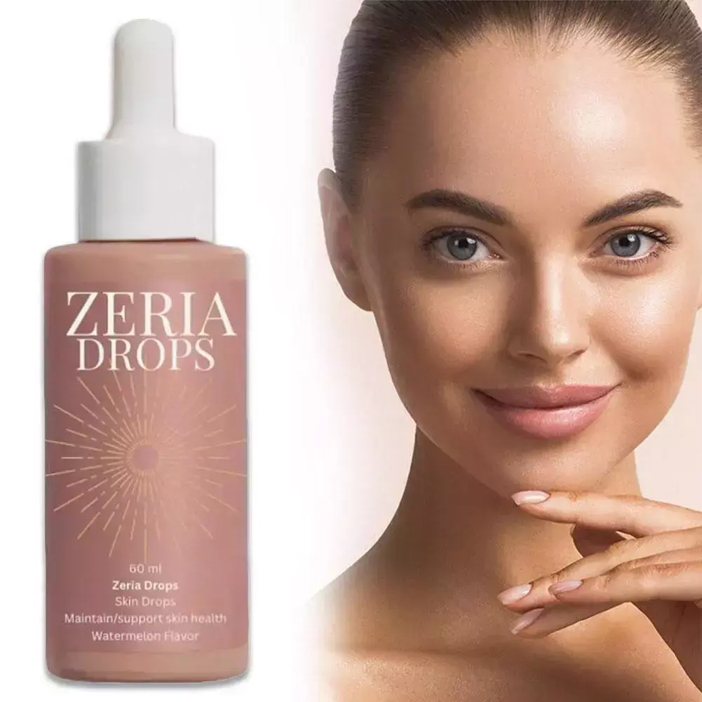 Zeria Sunless Tanning Skin Drops Skin Health Boost Natual Gloss 60ml