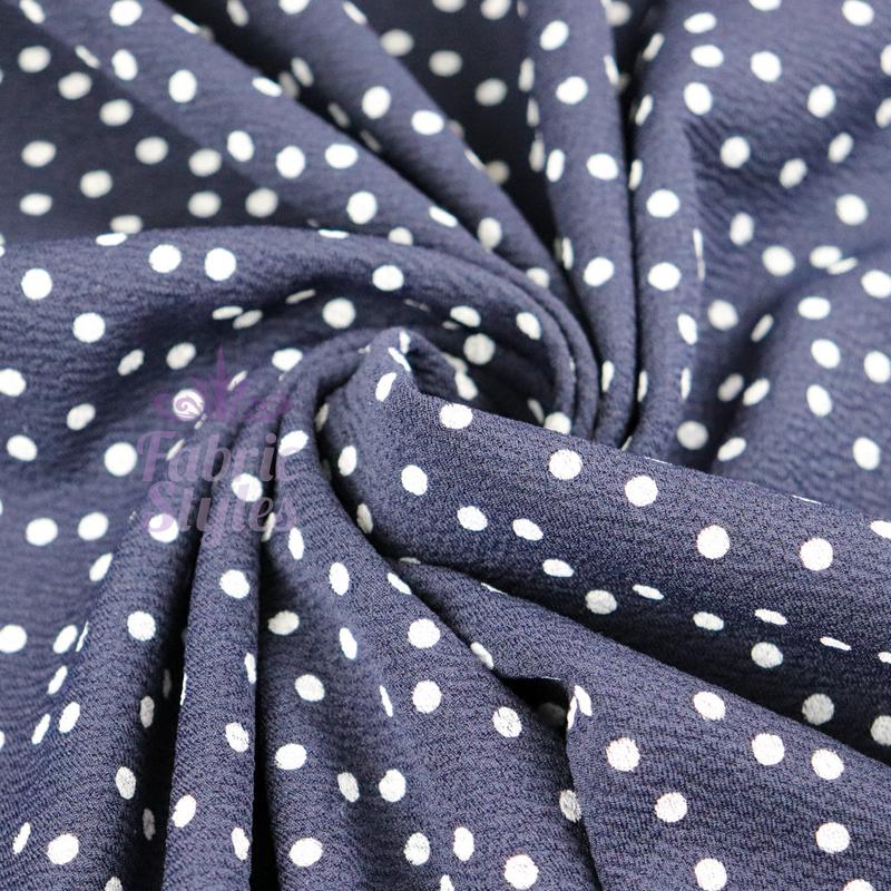 FS589 Polka Dots Liverpool Fabric 3