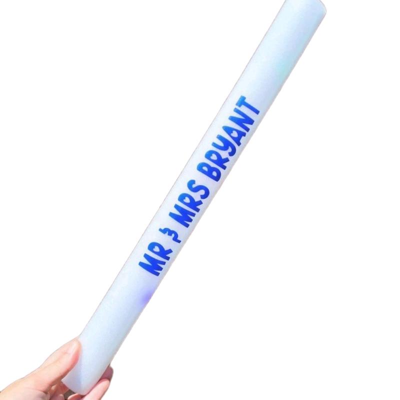 Personalised Wedding LED Foam Glow Sticks - Perfect Party Gifts 2