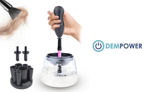 Product Introduction of Automatic Makeup Brush Cleaner and Dryer Cosmetic Set Clear Flawless Foundation Mom Cleansing Random 1