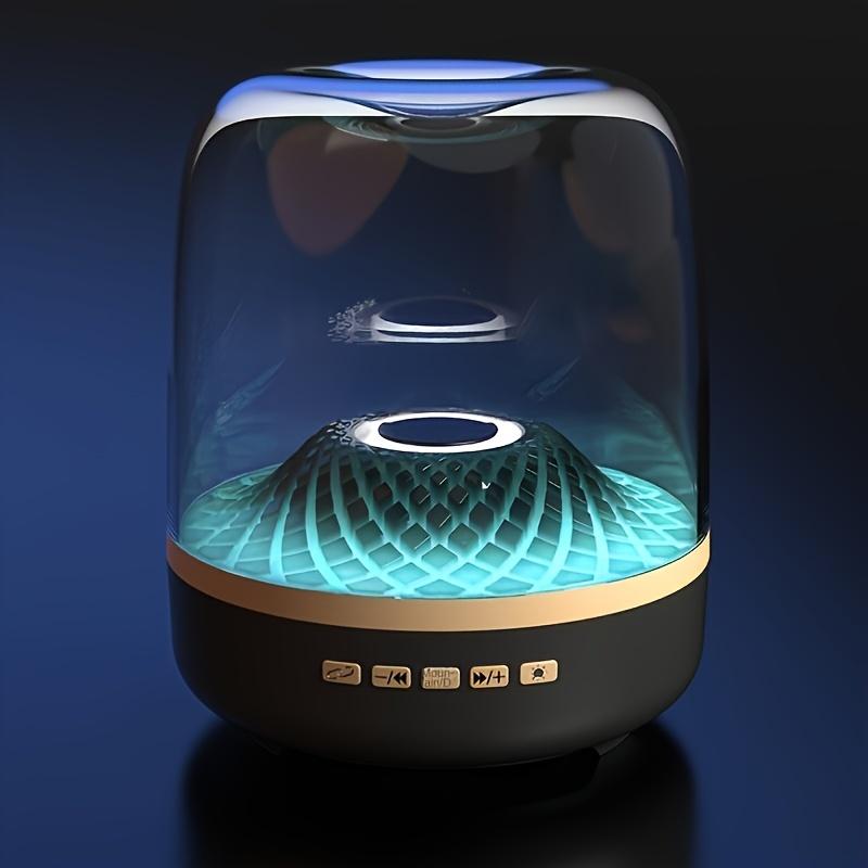 Product Introduction of RISELDAJOR   Stereo Sound Wireless Home Speaker: 5W - 10W Power, Single Speaker, 18650 500mAh Lithium Battery, USB - C Charging, Push - Button Control, Table - Top Mounting, 5 Diamond - Effect Lighting Themes for Music Players 2
