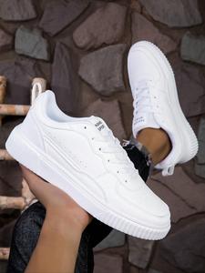 Men's Fashionable Lace Up Training Shoes, Casual Comfortable Breathable Sports Running Shoes, Male All-match Round Toe Shoes for Daily Wear, Outdoor Sneakers, Athletic Shoes