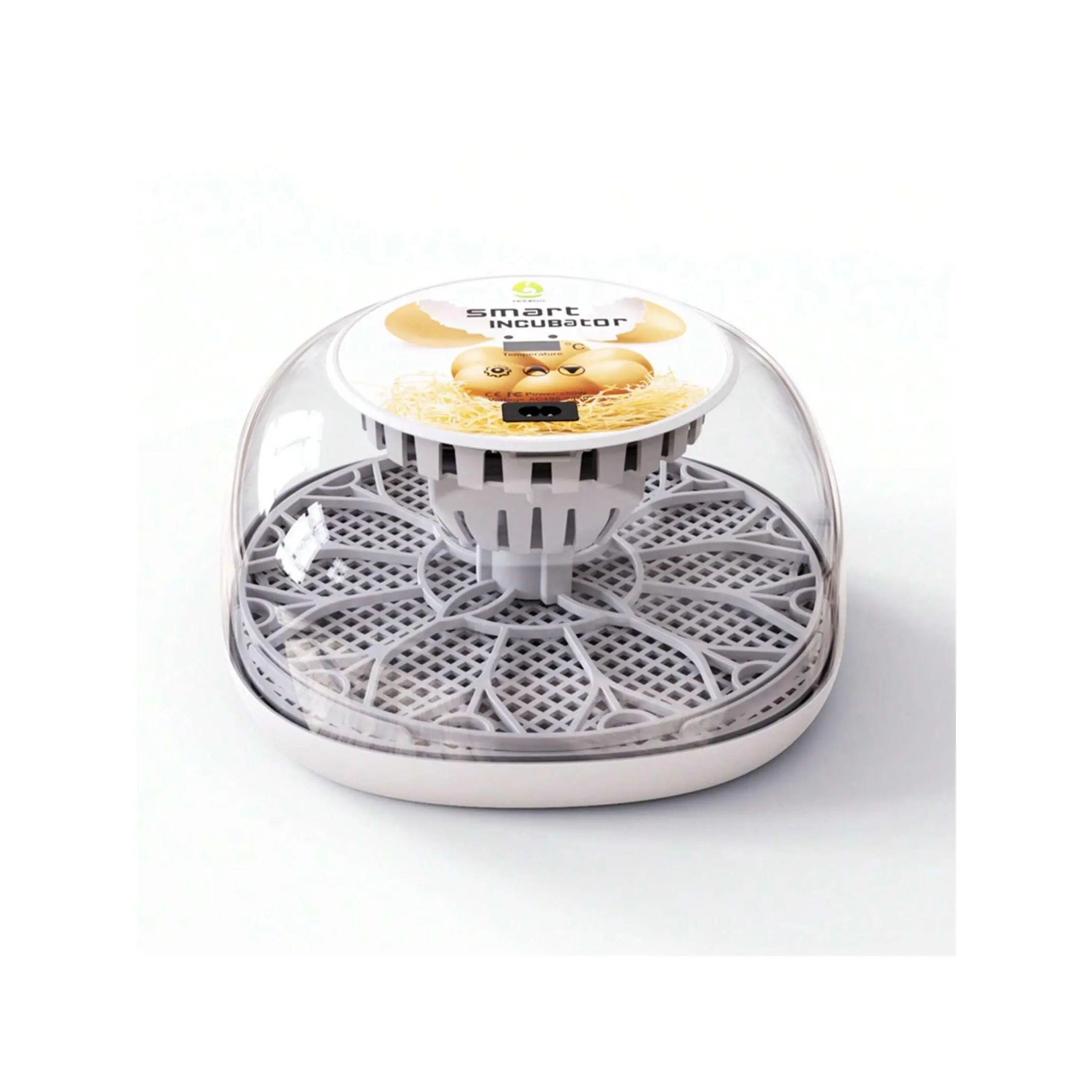 Automatic Egg Incubator For Hatching, Multifunctional Egg Tray With Automatic Turning, Transparent Cover, LED Egg Candling, Ideal For Poultry Breeders