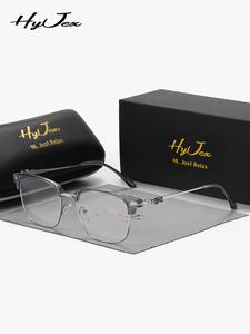 Unisex Browline Anti-Blue Light Eyeglasses, Basic Semi-Rimless Frame Design Glasses, Perfect For Students Everyday Use