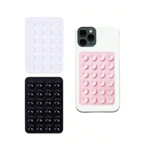 Octobuddy Silicone Suction Phone Case Mount - Adhesive Phone Stand Sticky for Cell Phone 3