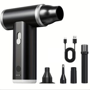 USB Rechargeable Air Duster, 110000RPM Electric Air Blower, Multifunctional Cordless Car Dust Collector, Keyboard Cleaner, Power Tool for Home & Office