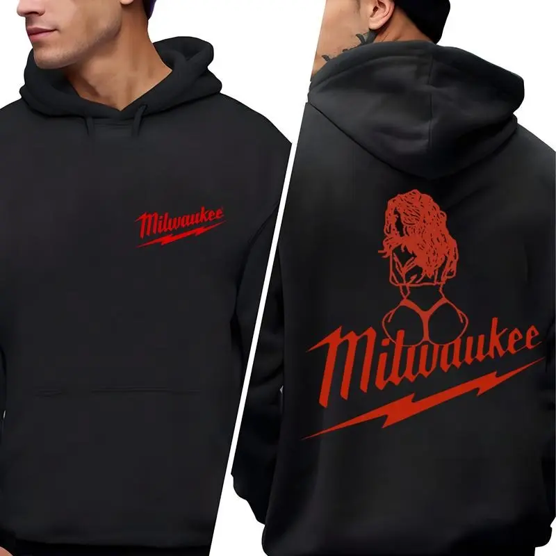 Milwaukee With Girl Hoodie Unisix Crewneck Sweatshirt, Hoodie, T-Shirt, Unisex Milwaukee Graphic Printed Shirt 1