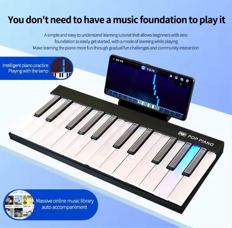 Product Introduction of Pop Piano Light Guided Teaching Keyboard 15