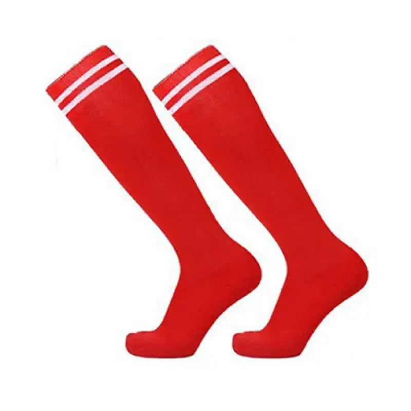 1 Pair Long Football Sports Socks – Knee-High Breathable Cotton Socks for Kids & Adults ⚽🧦 1