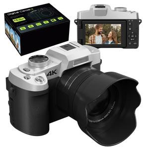 75MP Digital Camera for Photography & Video, 4K Vlogging Camera with 3inch Touch Flip Screen & 18X Digital Zoom, Autofocus Compact Travel Camera with 32GB Micro SD Card & 1 Battery, Gifts for Boyfriend