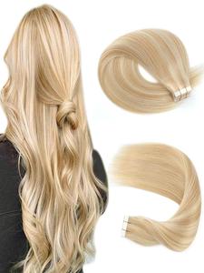 P18/613 Straight Tape in Human Hair Extension, Natural Look Top Quality Highlight Hair Extensions, Fashionable Hairpiece for Women