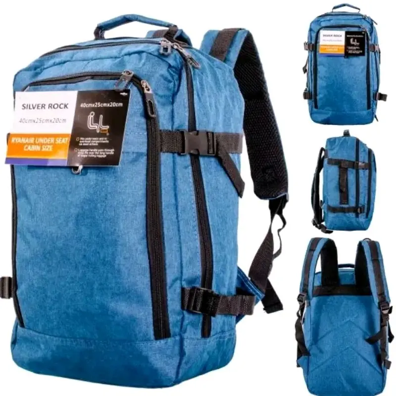 RYANAIR 40x20x25 EasyJet Cabin Bag Under seat Travel Hand Luggage Backpack bags 6