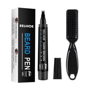 Beard Filling Pen Kit, 1 Box Waterproof Long Lasting Beard Pen, Beard Styling Tool, Professional Hair Styling Tool for Men