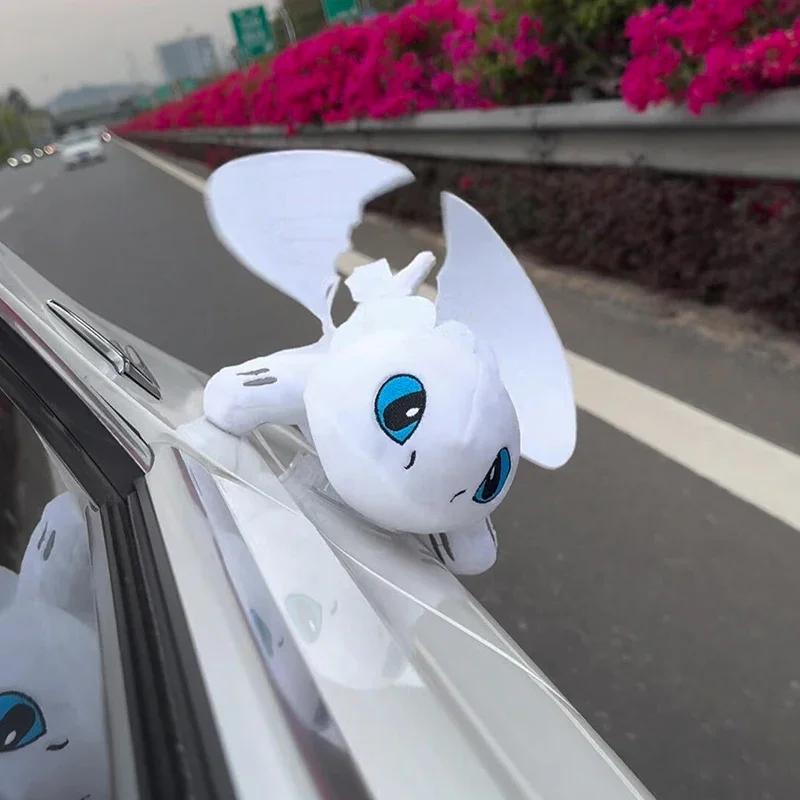 Product Introduction of Dragon Car Accessory, Toothless Car Accessory, Toothless Dragon Toy, Double Evil Spirit Doll with Suction Cup 3