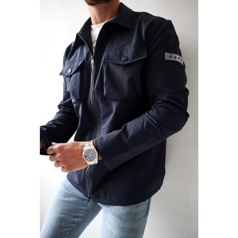 Capo BUTTON Jacket - Navy 6
