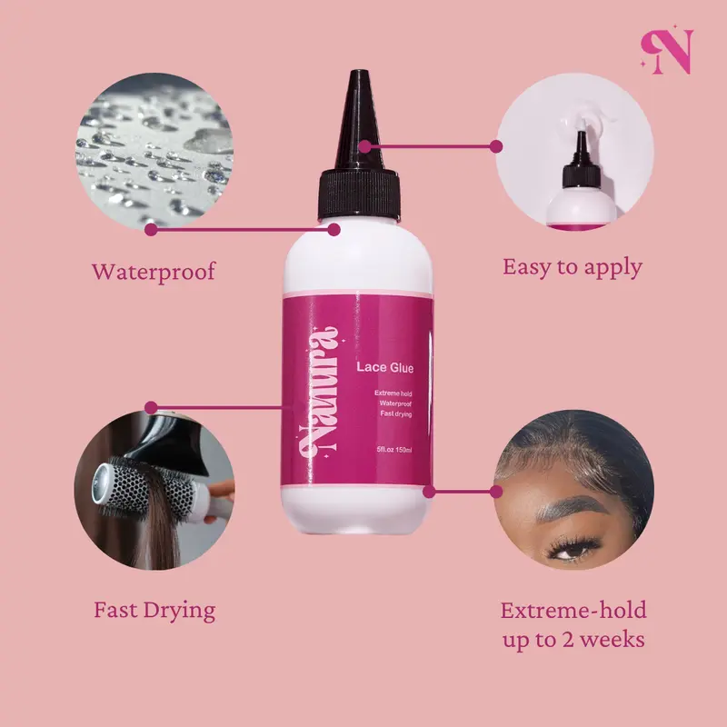 Professional Lace Wig Glue and Removal Set gorilla waterproof strong super  Haircare Gel Flawless 3