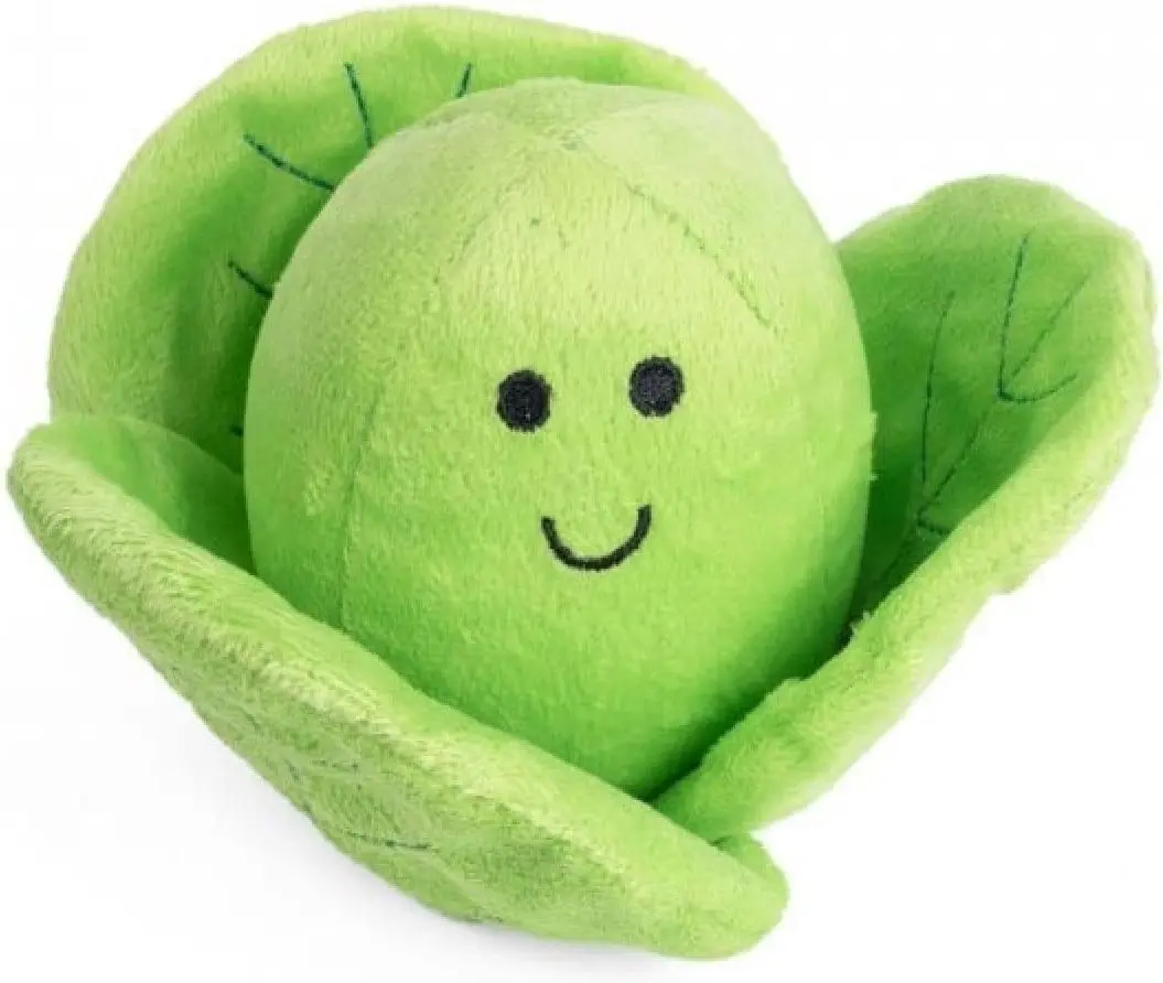 Foodie Faces Fluffy Sprout Dog Toy