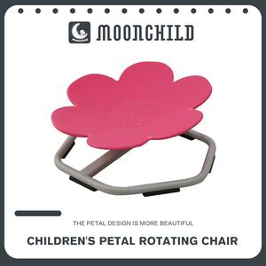Children's Sensory Flower Swivel Chair (available in a variety of colours), 360° sensory seated swivel chair for AADHD children, adjusts toddler's body balance, non-slip metal base，kids spinning chair autism toys