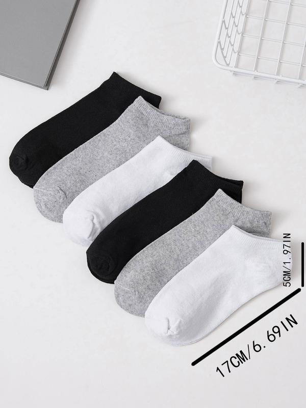 GO0D Summer 2024 Women's 6 Pairs PlainAnkle Socks, Soft Cozy Multi-pack FashionCasual Breathable Low Cut Socks For SummerDaily Wear, Women's Socks & Hosiery 2