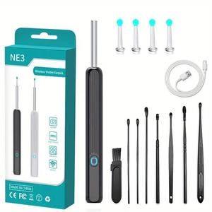 Smart Visual Ear Cleaner, 1 Set Rechargeable Earwax Removal Tool, Smart Visual Ear Pick, Ear Cleaning Tool For Kids & Adults