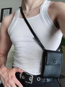 INCERUN Mens Sleeveless Knitted Tank Tops Vest Holiday Party Club Top Shirt Tee