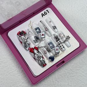 Hand-worn nail Ailisi Dream Tour Immortal Realm poker card detachable nail patch press  nails miffy  nails short  press  nails
