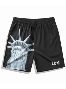 Men's Regular Fit Shorts, Casual Comfy Breathable Swim Shorts for Summer, Men's Swimwear for Beach Vacation