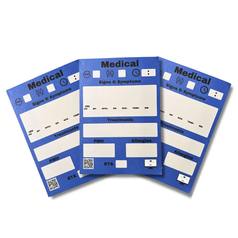 Medical, Trauma, Resuscitation Notepads 8
