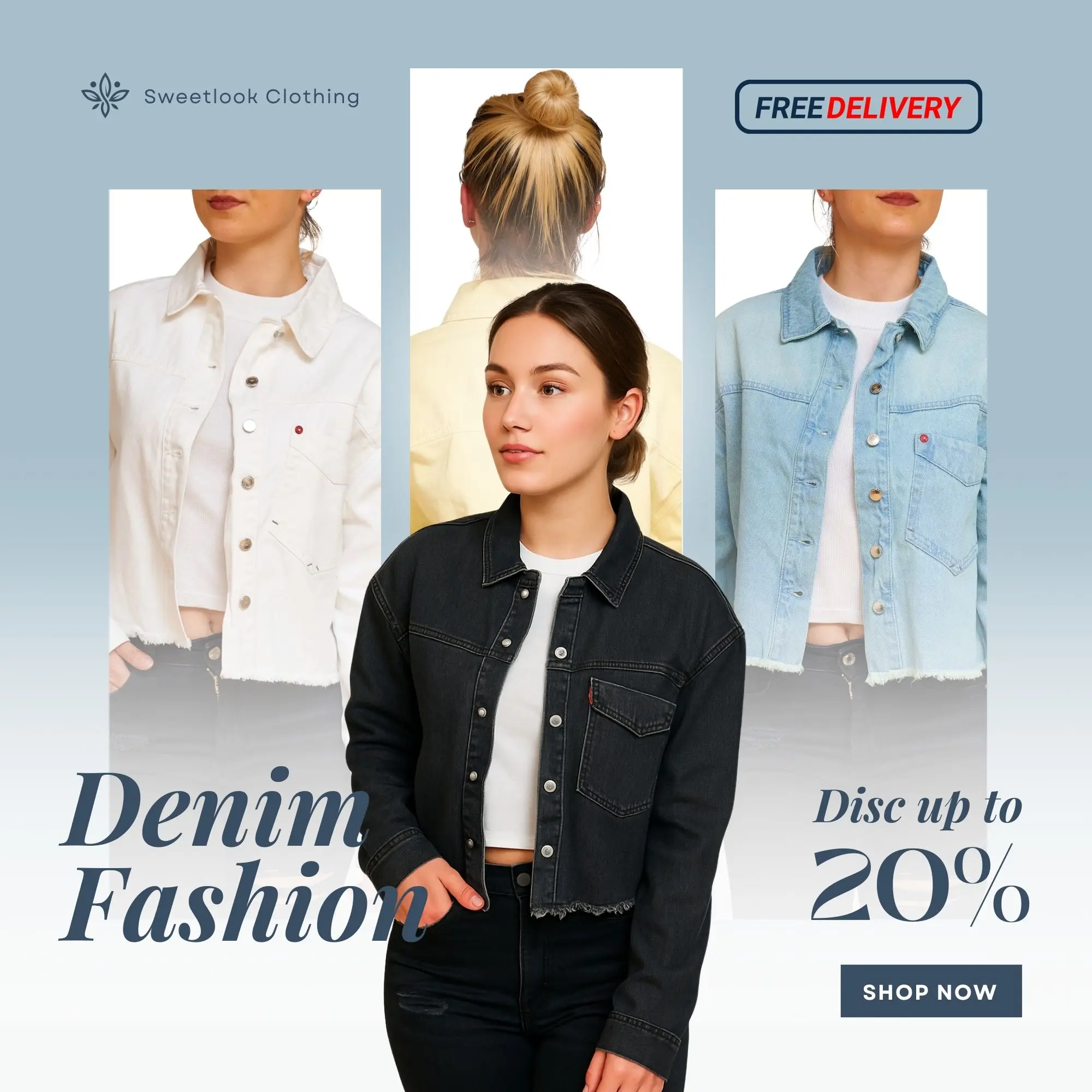 Ladies Cropped Denim Jacket Cotton Ripped Jean Summer Distressed Jacket for Women